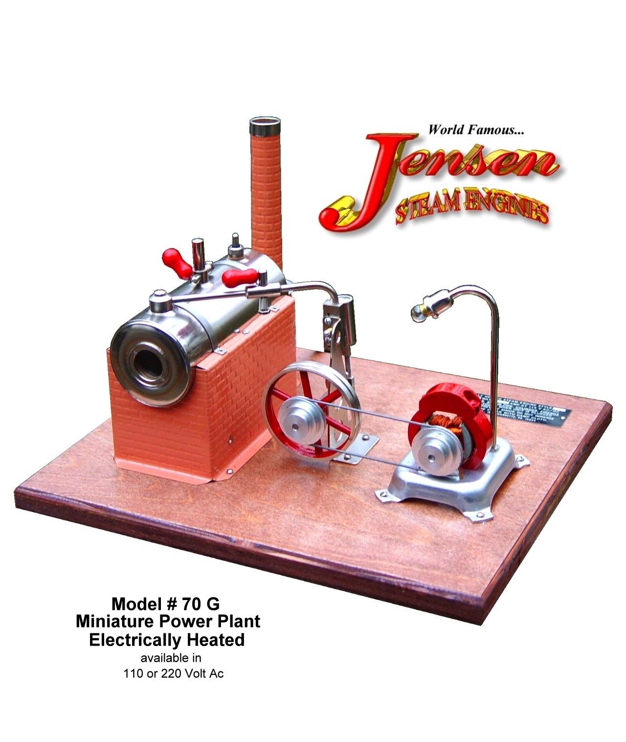 Jensen steam sales engine model 65